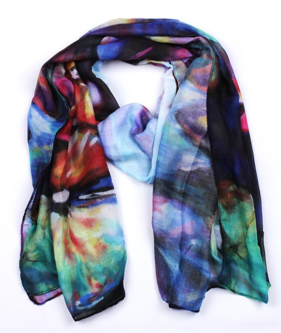 Alice & Lily printed scarf multi Style : SC/5029MULTI image 0